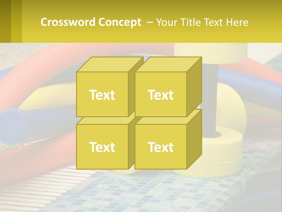 Float Color Equipment PowerPoint Template