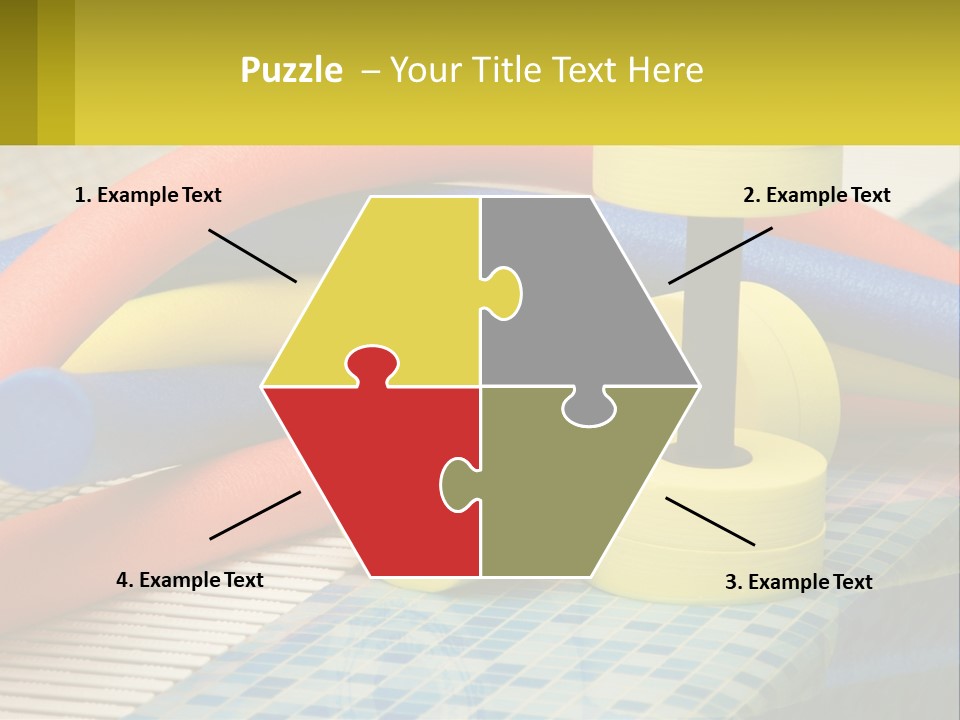 Float Color Equipment PowerPoint Template