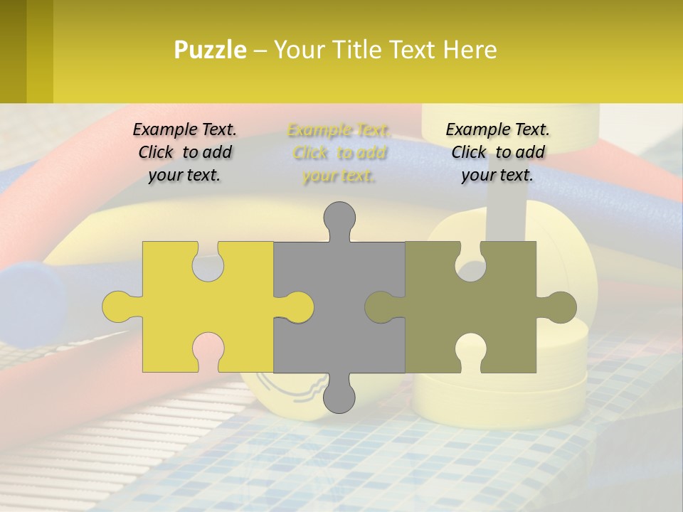 Float Color Equipment PowerPoint Template