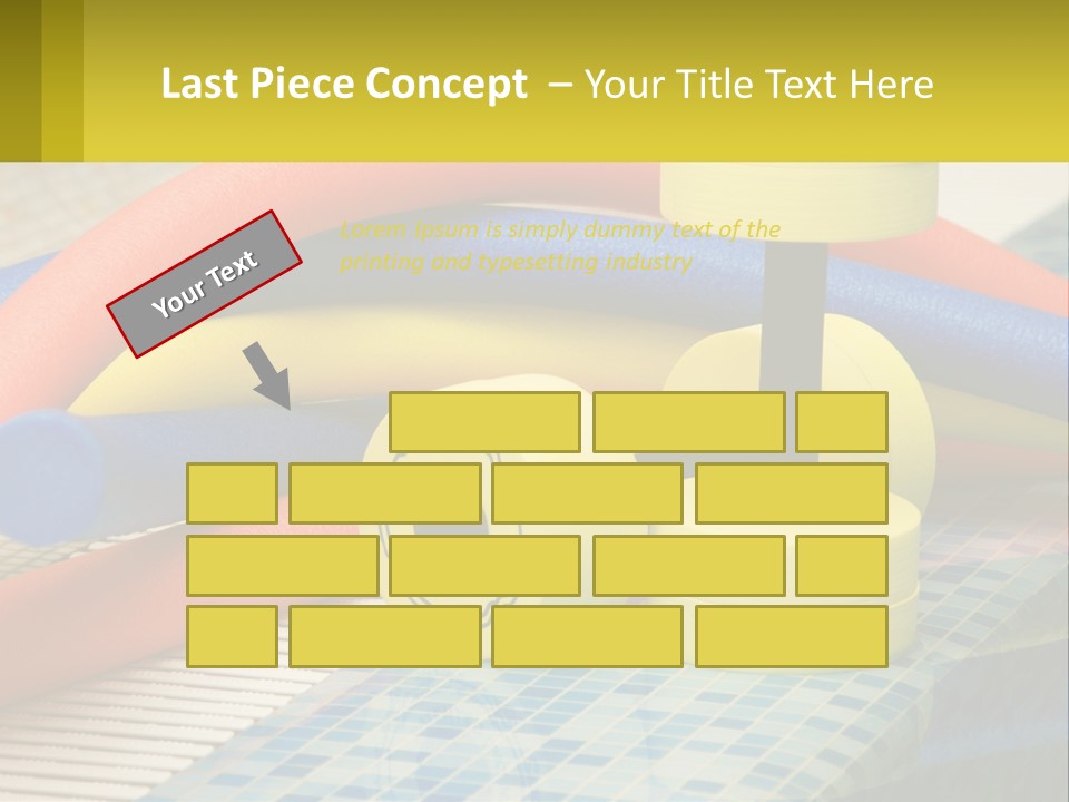 Float Color Equipment PowerPoint Template
