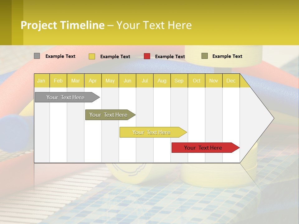 Float Color Equipment PowerPoint Template