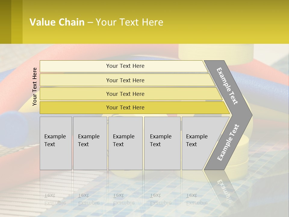Float Color Equipment PowerPoint Template