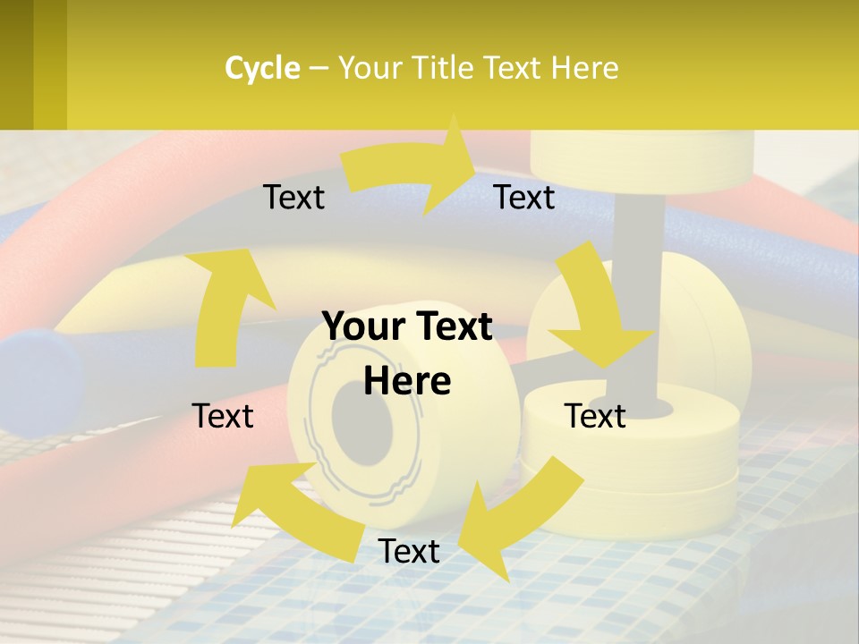 Float Color Equipment PowerPoint Template