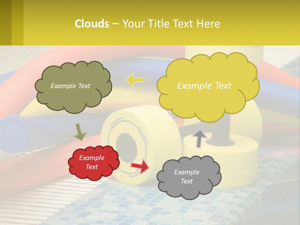 Float Color Equipment PowerPoint Template