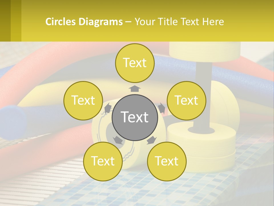 Float Color Equipment PowerPoint Template