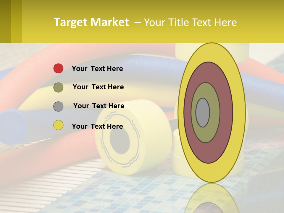 Float Color Equipment PowerPoint Template