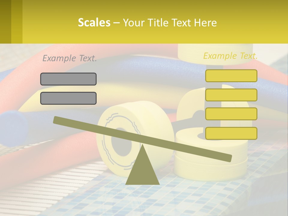 Float Color Equipment PowerPoint Template