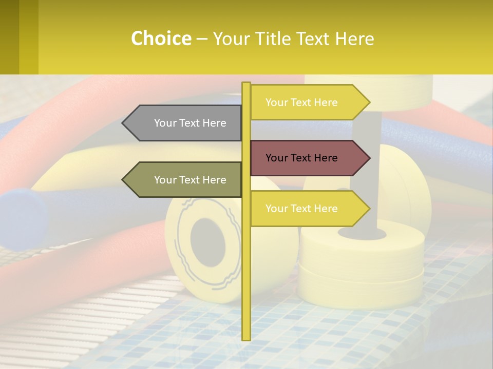 Float Color Equipment PowerPoint Template