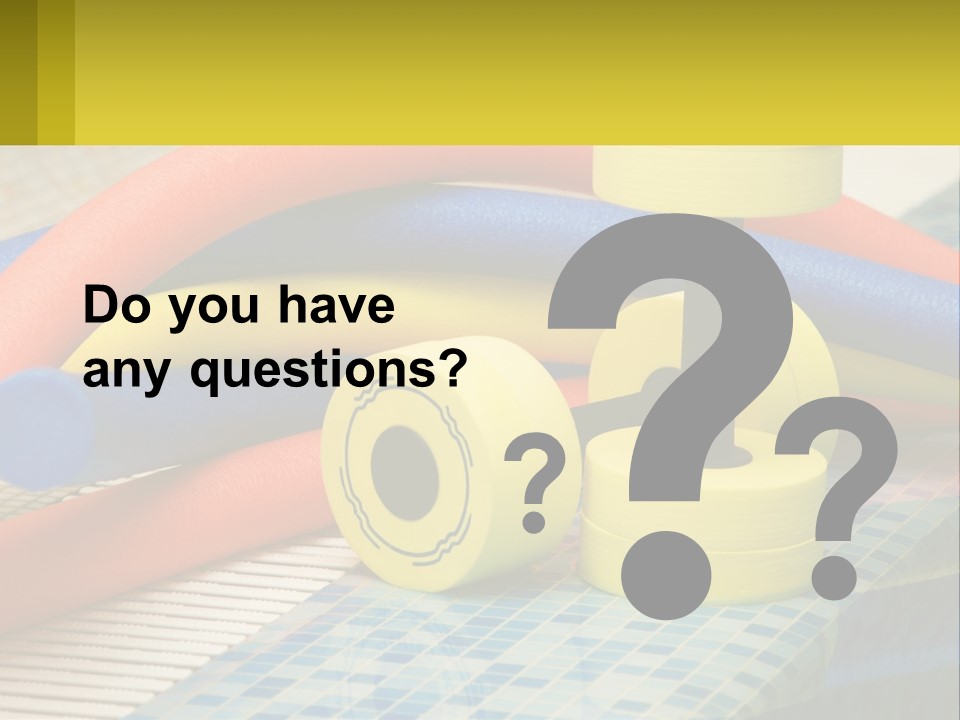 Float Color Equipment PowerPoint Template