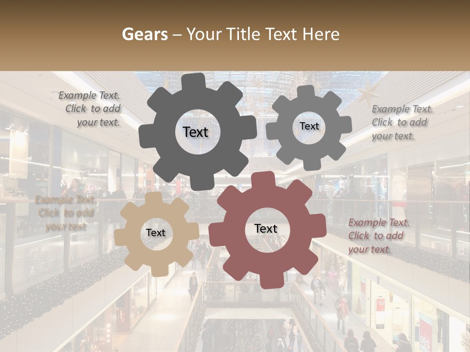 Gallery Store Trade PowerPoint Template