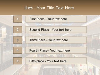 Gallery Store Trade PowerPoint Template