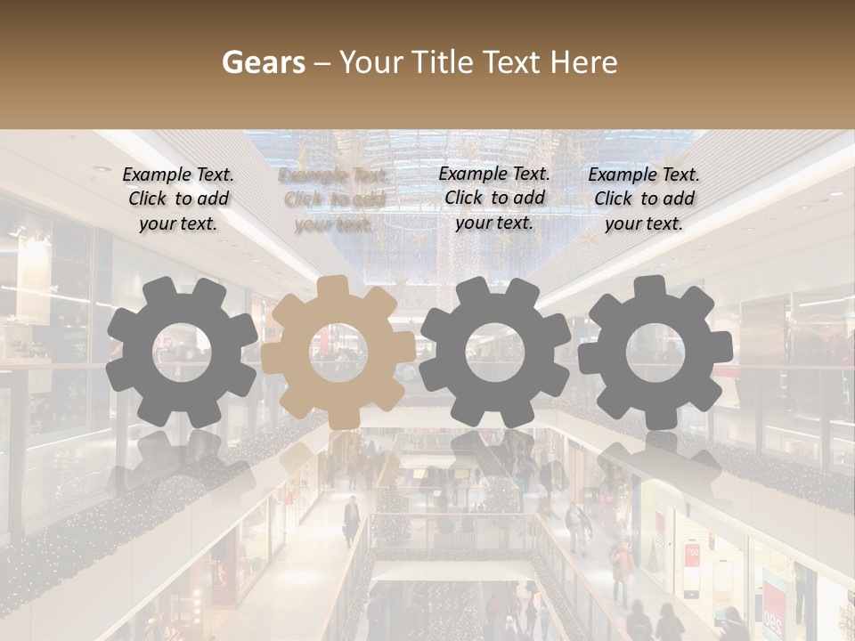 Gallery Store Trade PowerPoint Template
