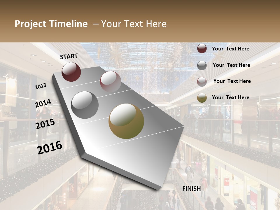 Gallery Store Trade PowerPoint Template