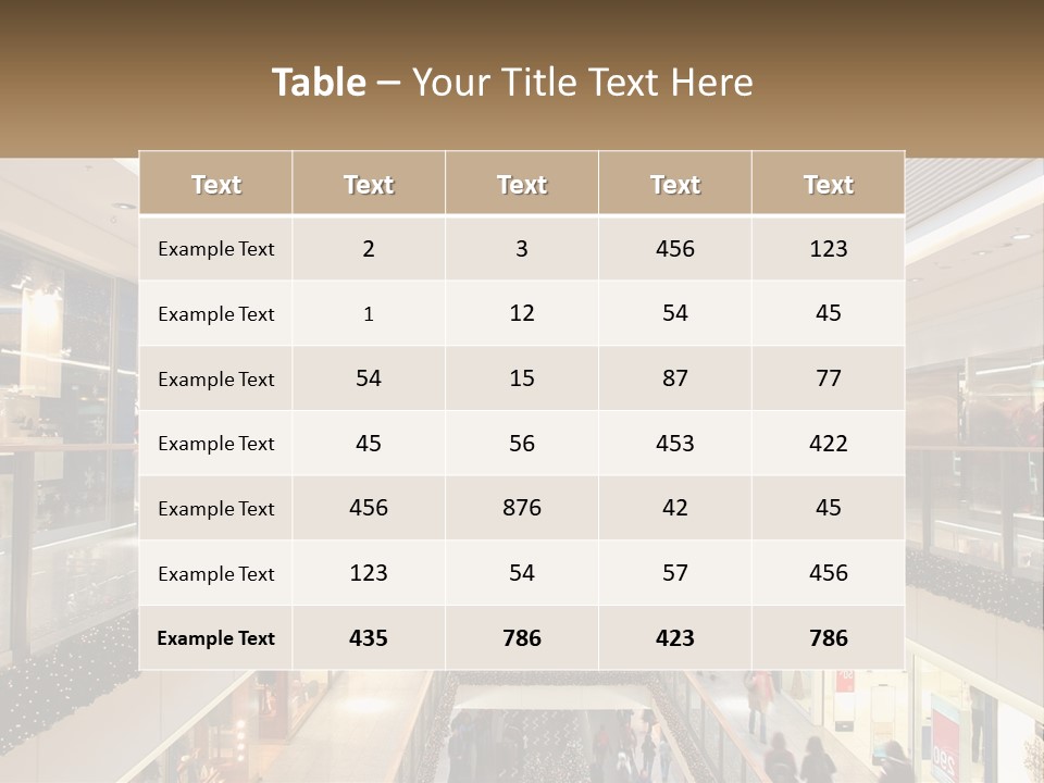 Gallery Store Trade PowerPoint Template