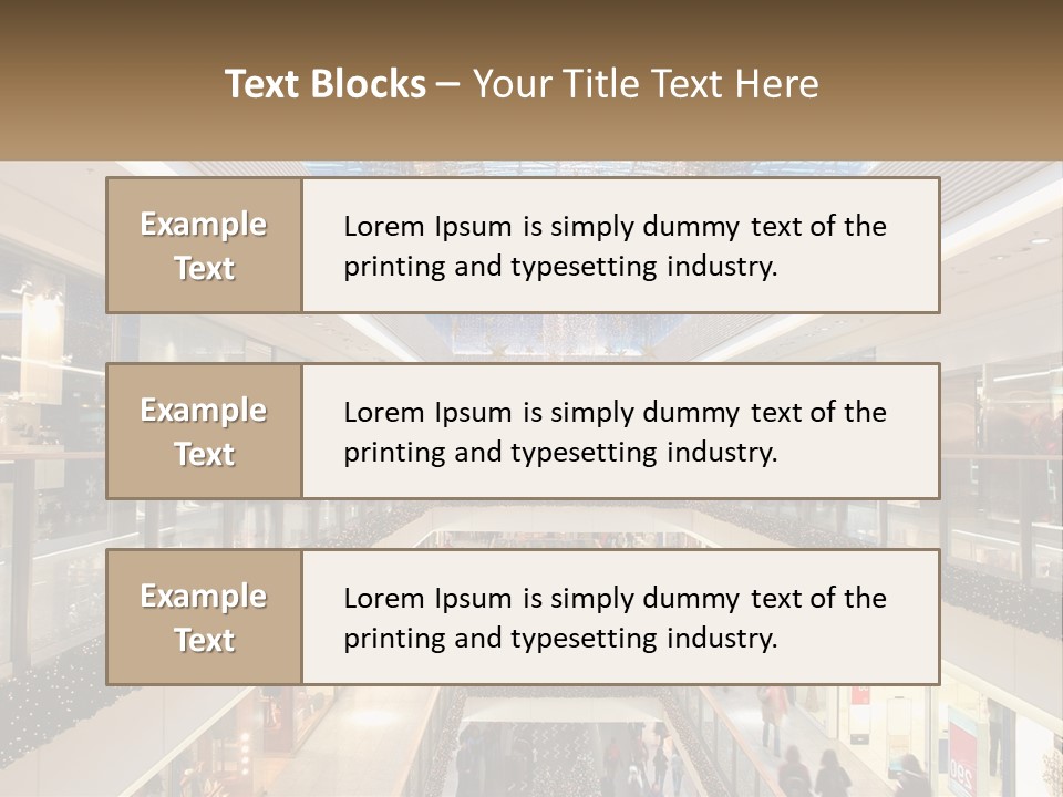 Gallery Store Trade PowerPoint Template
