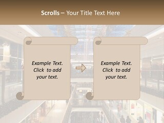 Gallery Store Trade PowerPoint Template