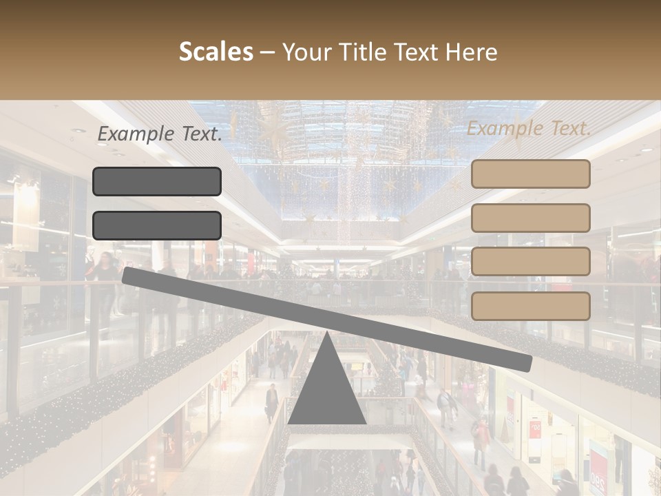 Gallery Store Trade PowerPoint Template