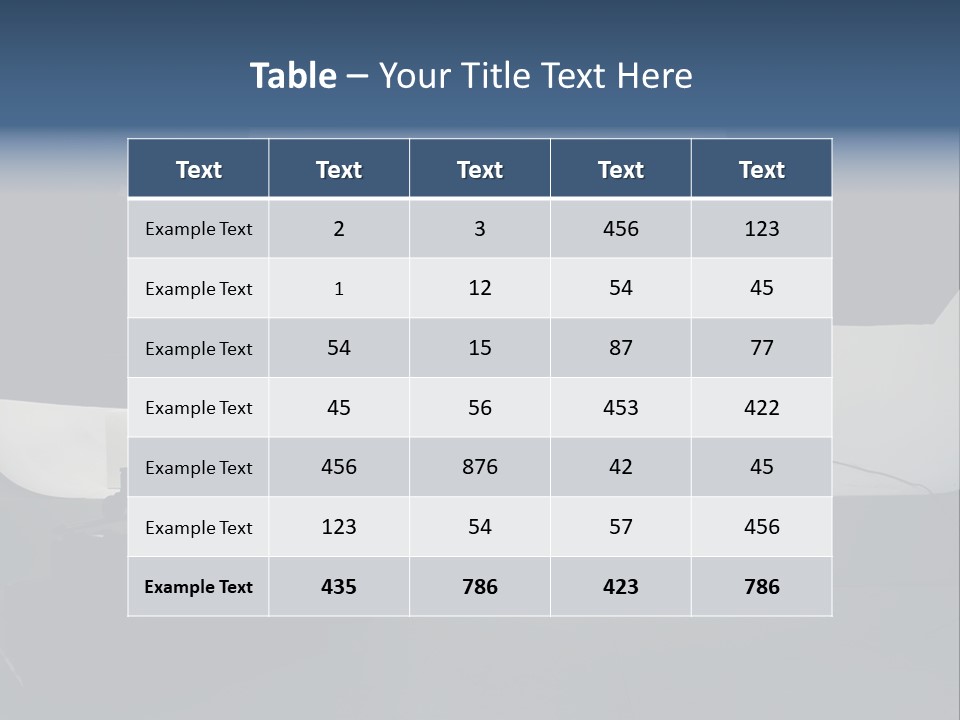 Lamp Exposure Voltage PowerPoint Template