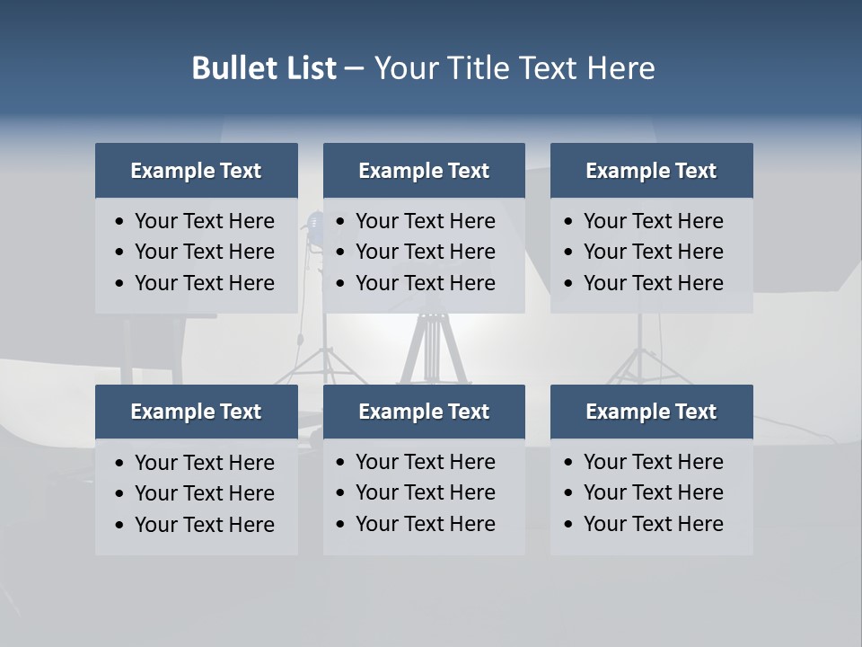 Lamp Exposure Voltage PowerPoint Template
