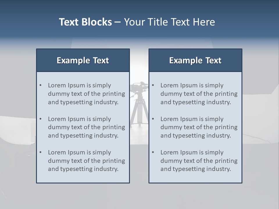 Lamp Exposure Voltage PowerPoint Template