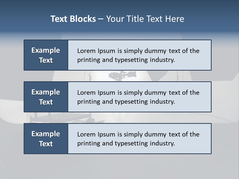 Lamp Exposure Voltage PowerPoint Template