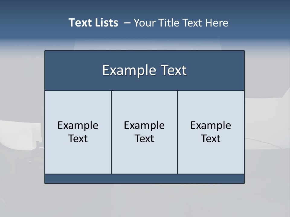Lamp Exposure Voltage PowerPoint Template