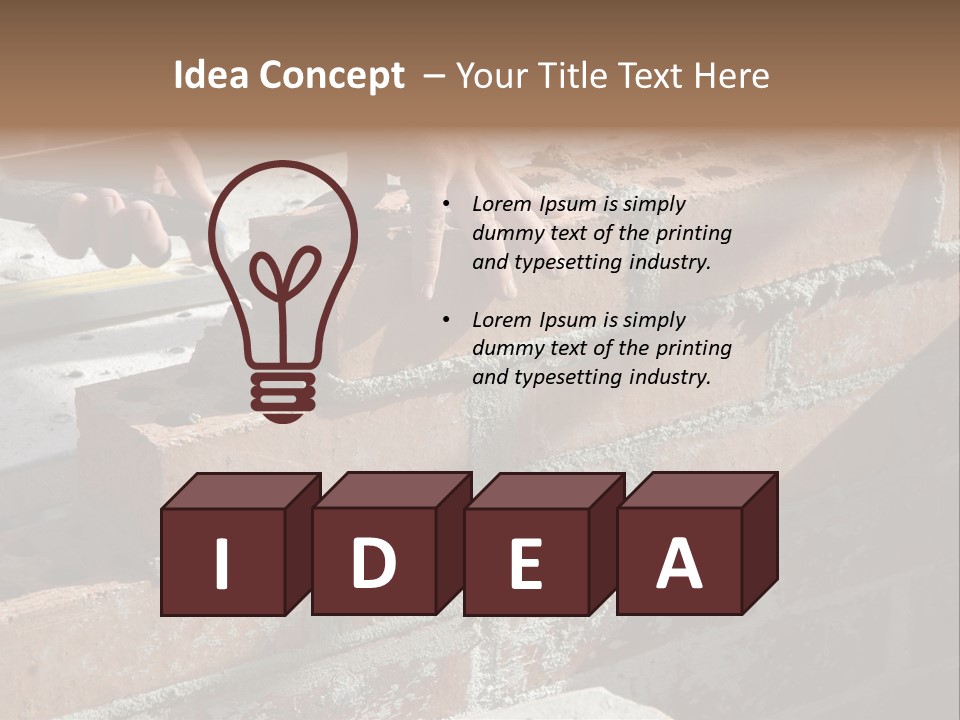 Hand String Leveler PowerPoint Template