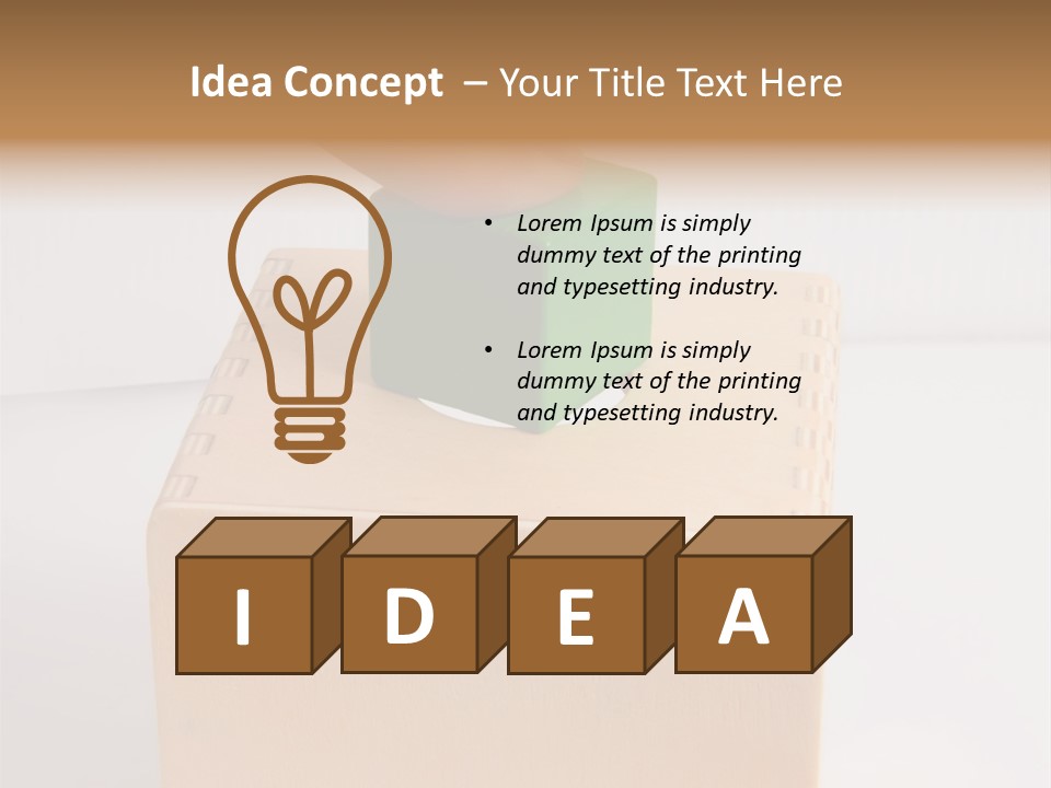 Push Square Inconceivable PowerPoint Template