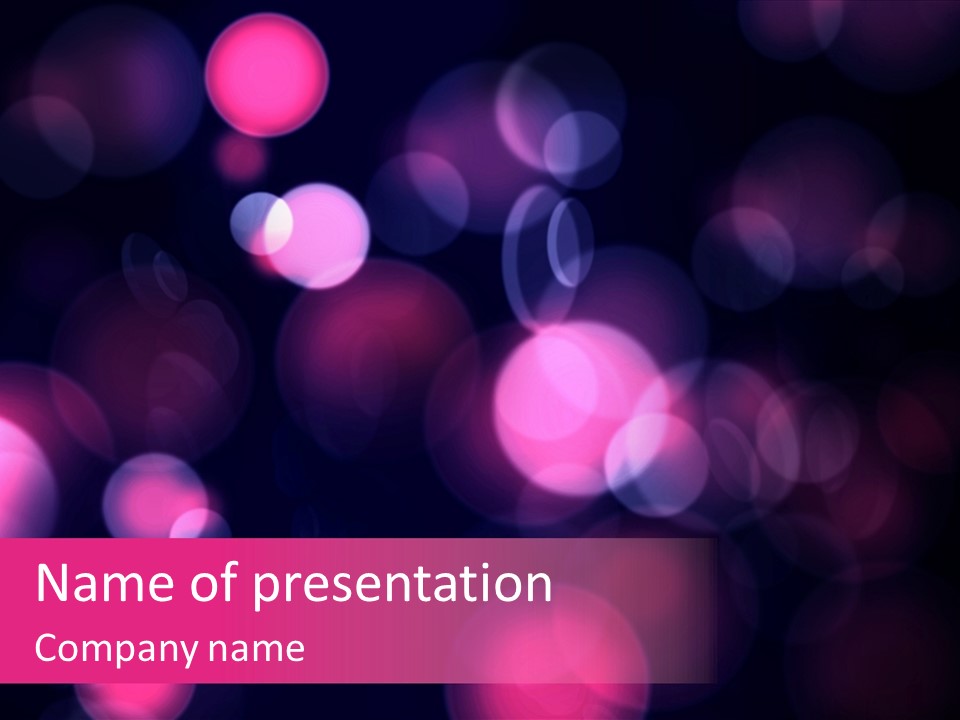 Focus Fun Abstract PowerPoint Template