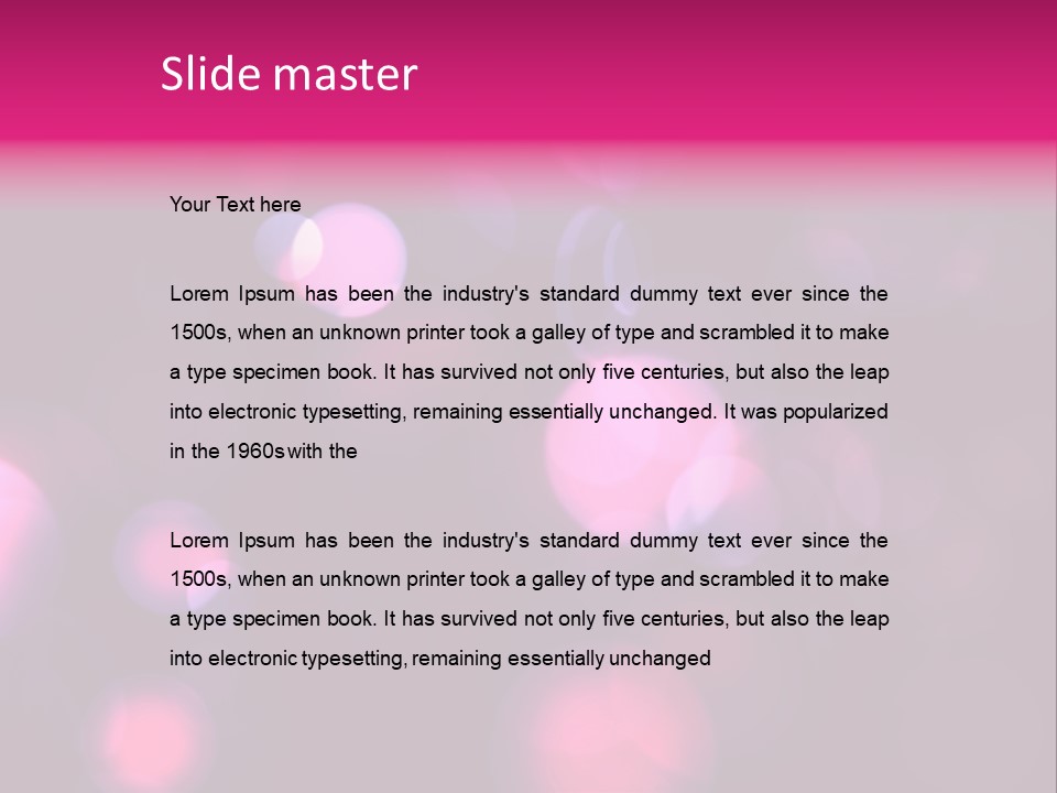 Focus Fun Abstract PowerPoint Template