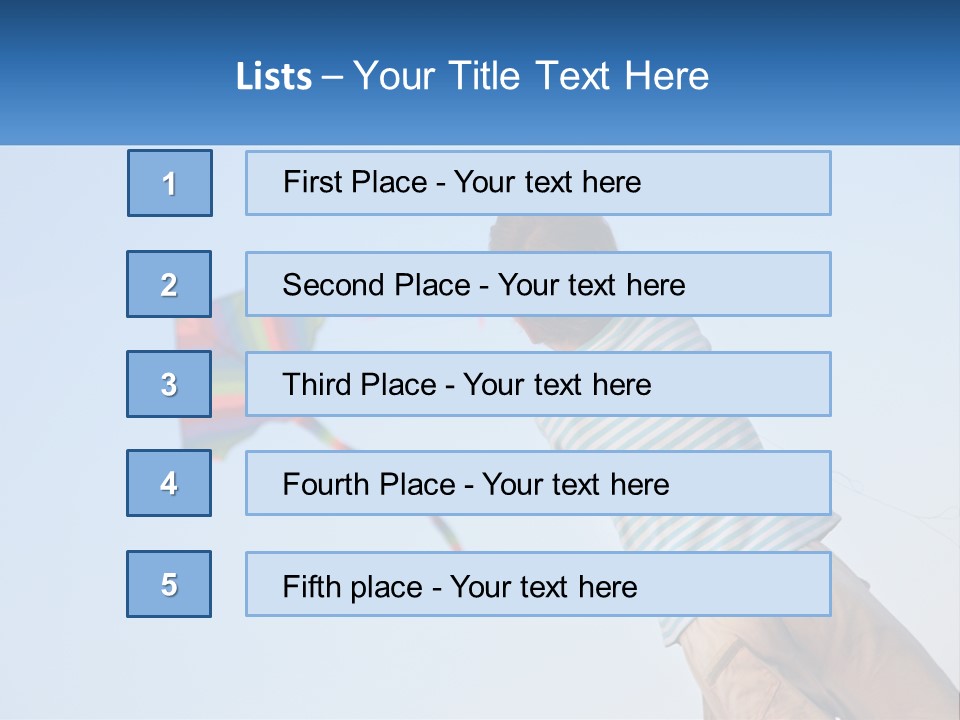 Game Child Air PowerPoint Template