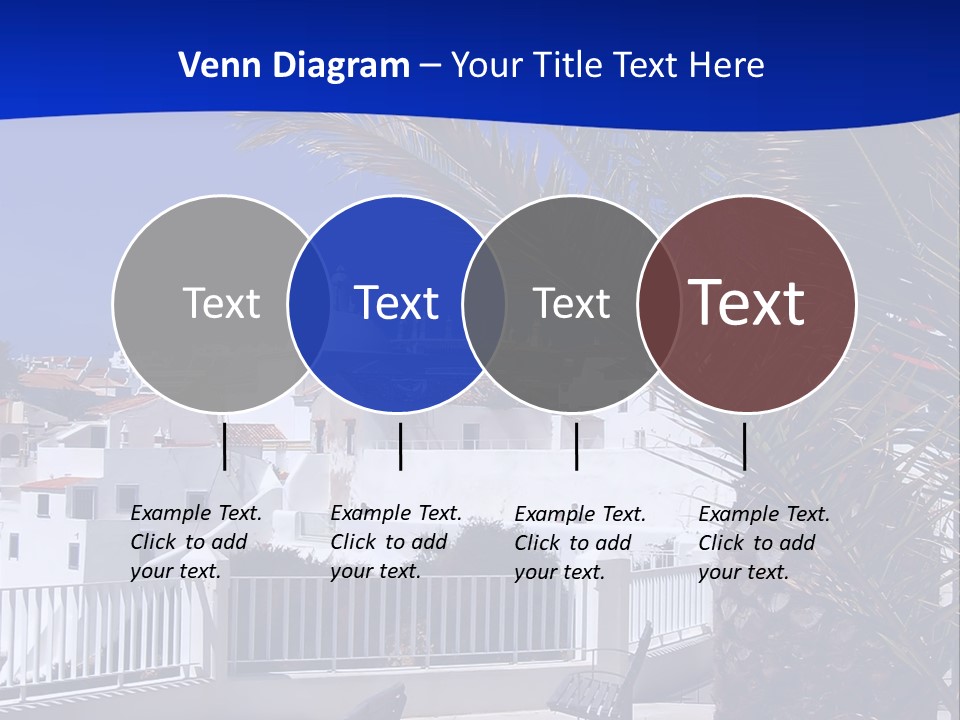 Vacation Sky Tree PowerPoint Template