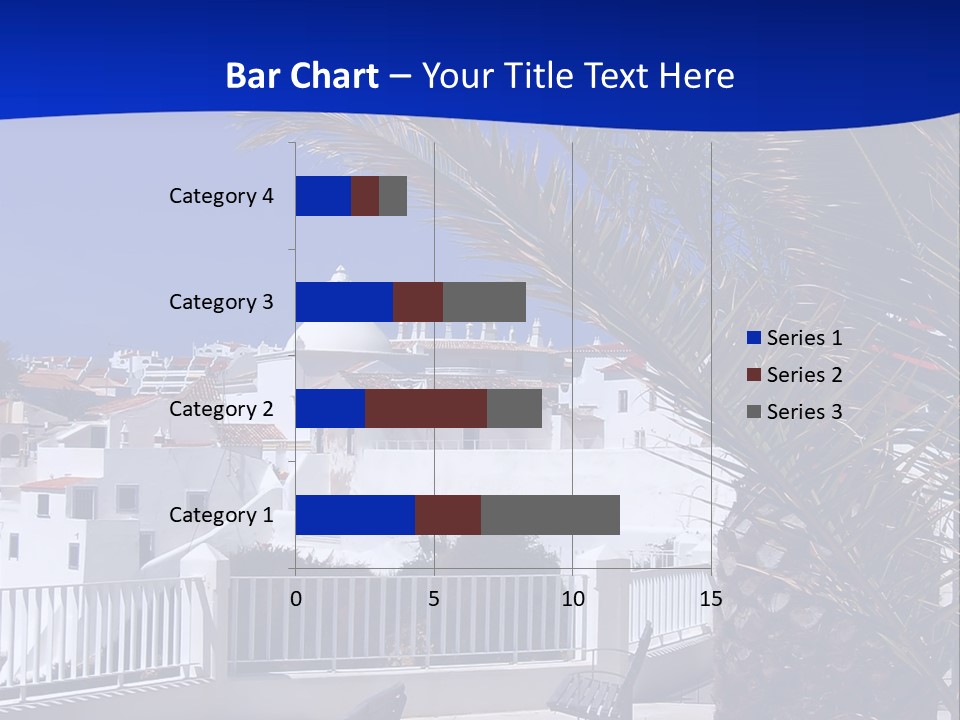 Vacation Sky Tree PowerPoint Template