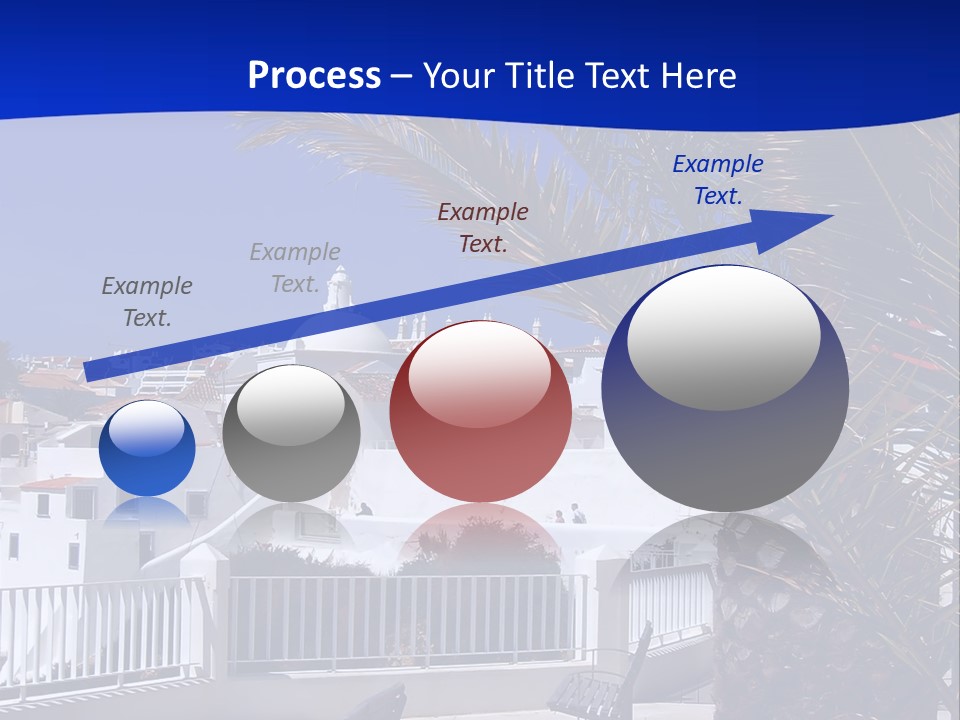 Vacation Sky Tree PowerPoint Template