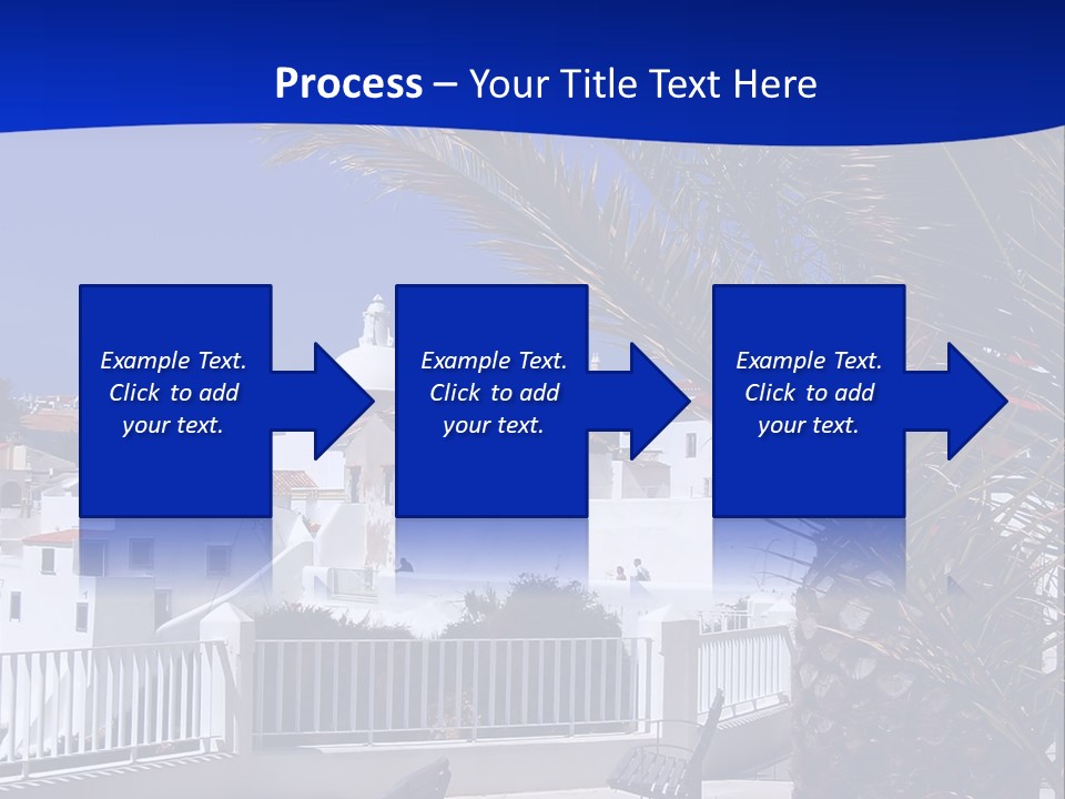 Vacation Sky Tree PowerPoint Template
