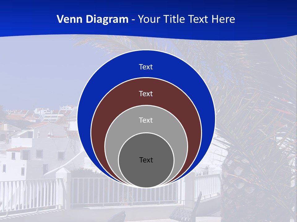 Vacation Sky Tree PowerPoint Template