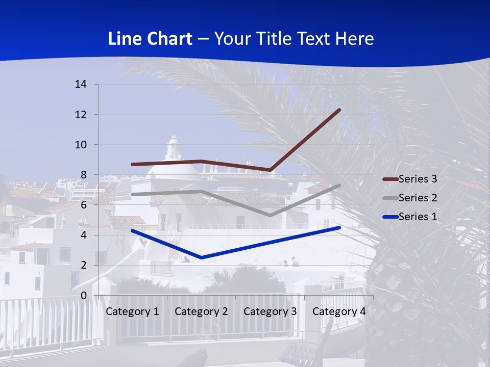 Vacation Sky Tree PowerPoint Template