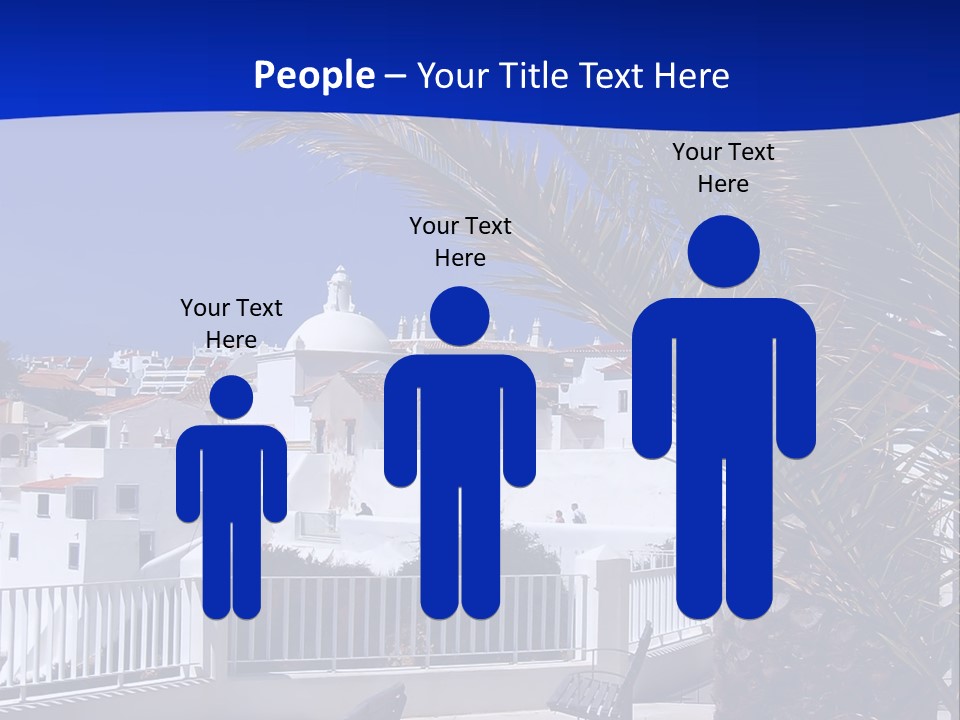 Vacation Sky Tree PowerPoint Template