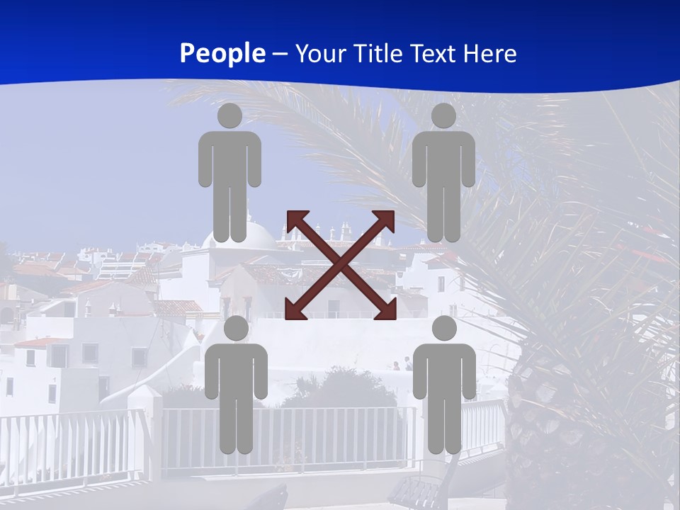 Vacation Sky Tree PowerPoint Template