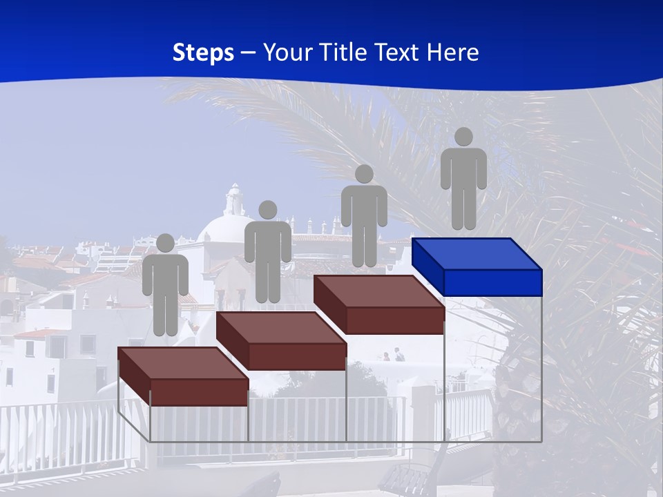 Vacation Sky Tree PowerPoint Template