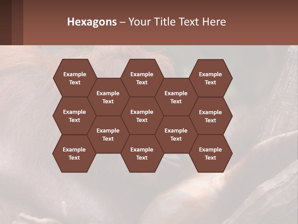 Orang Brown Motherhood PowerPoint Template