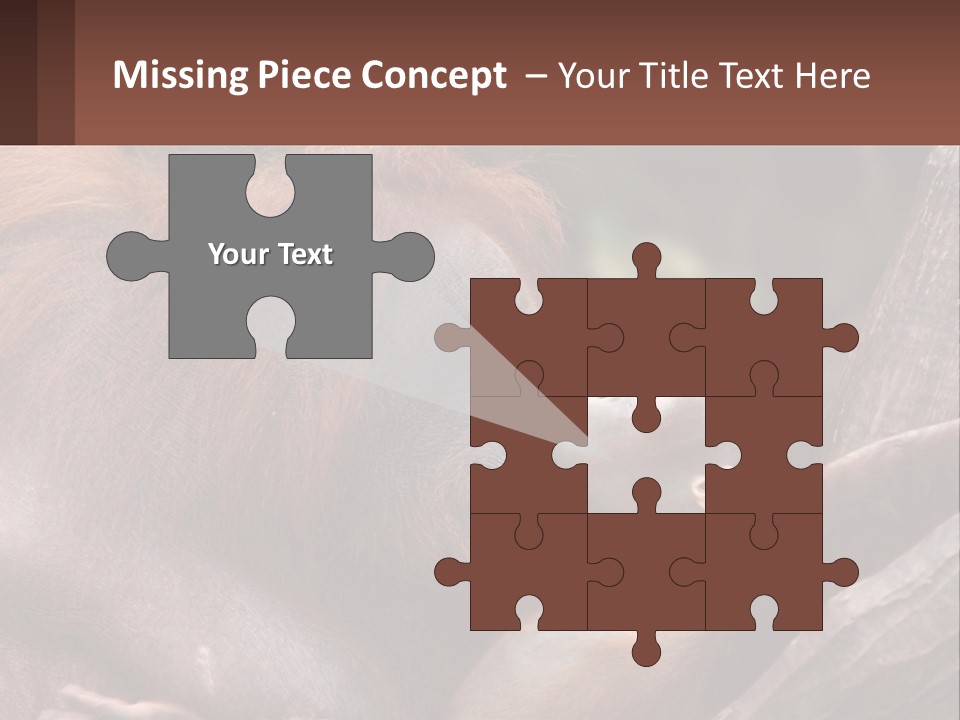 Orang Brown Motherhood PowerPoint Template