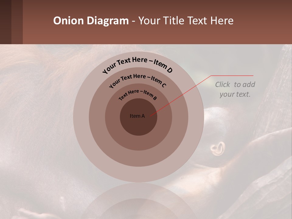 Orang Brown Motherhood PowerPoint Template