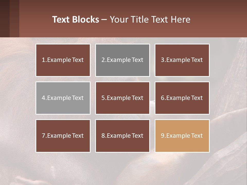 Orang Brown Motherhood PowerPoint Template