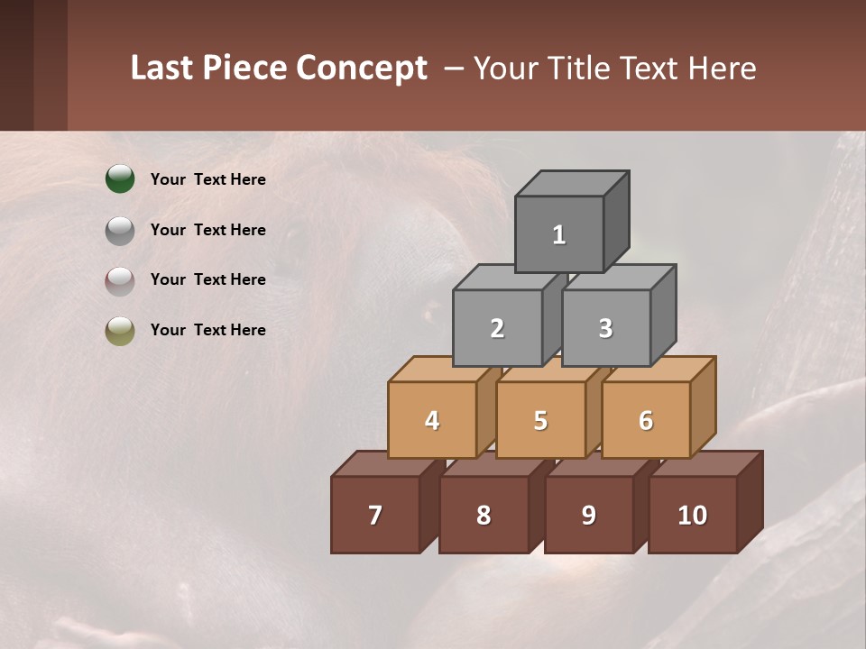 Orang Brown Motherhood PowerPoint Template