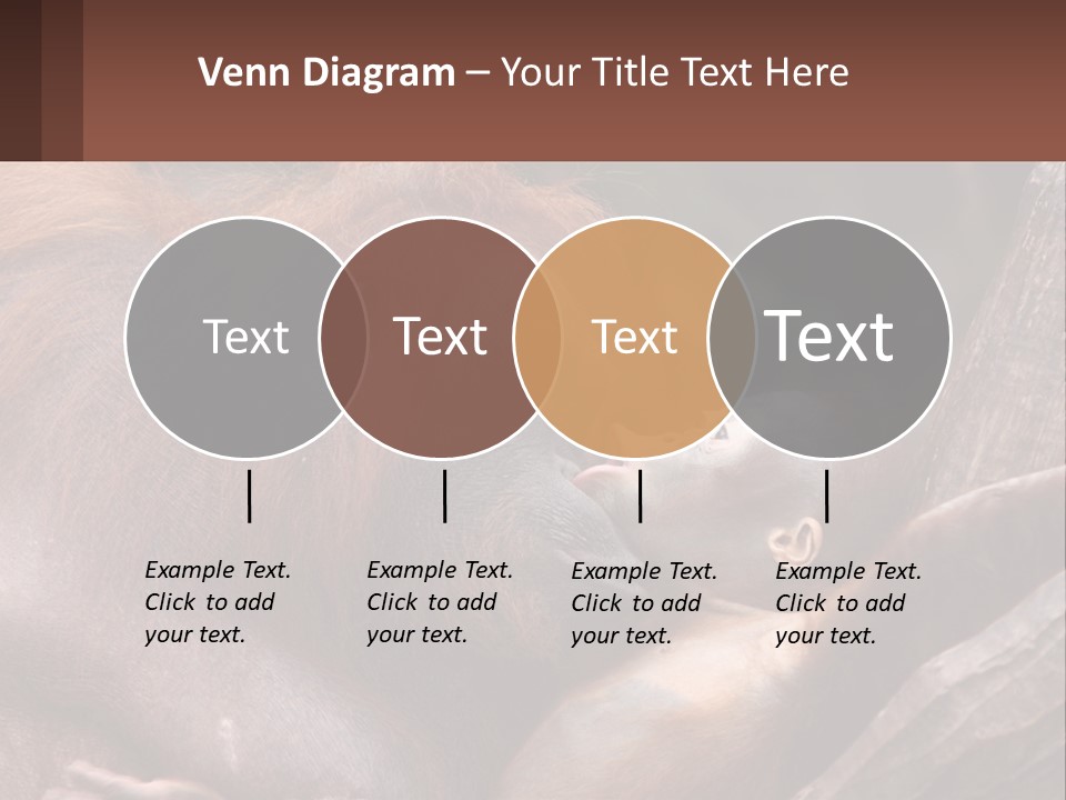 Orang Brown Motherhood PowerPoint Template