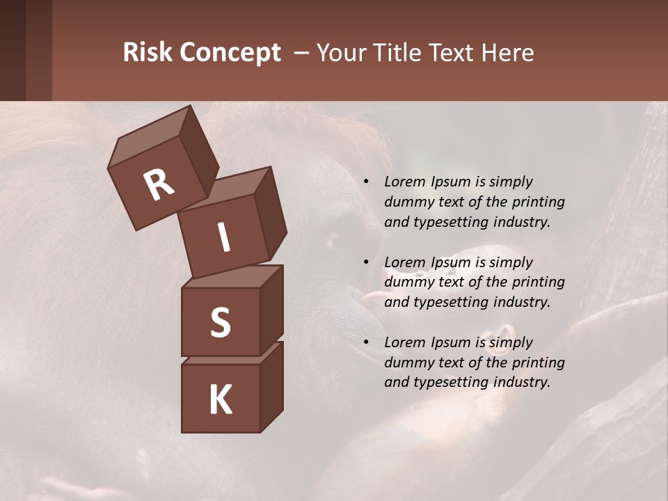 Orang Brown Motherhood PowerPoint Template