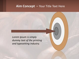 Orang Brown Motherhood PowerPoint Template