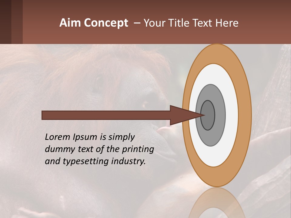 Orang Brown Motherhood PowerPoint Template
