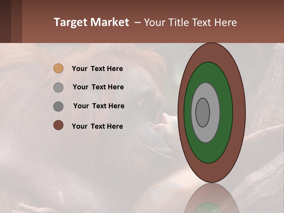 Orang Brown Motherhood PowerPoint Template